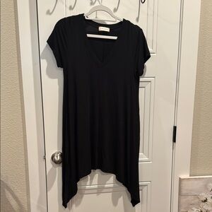 Altar'd State Black V-Neck Dress